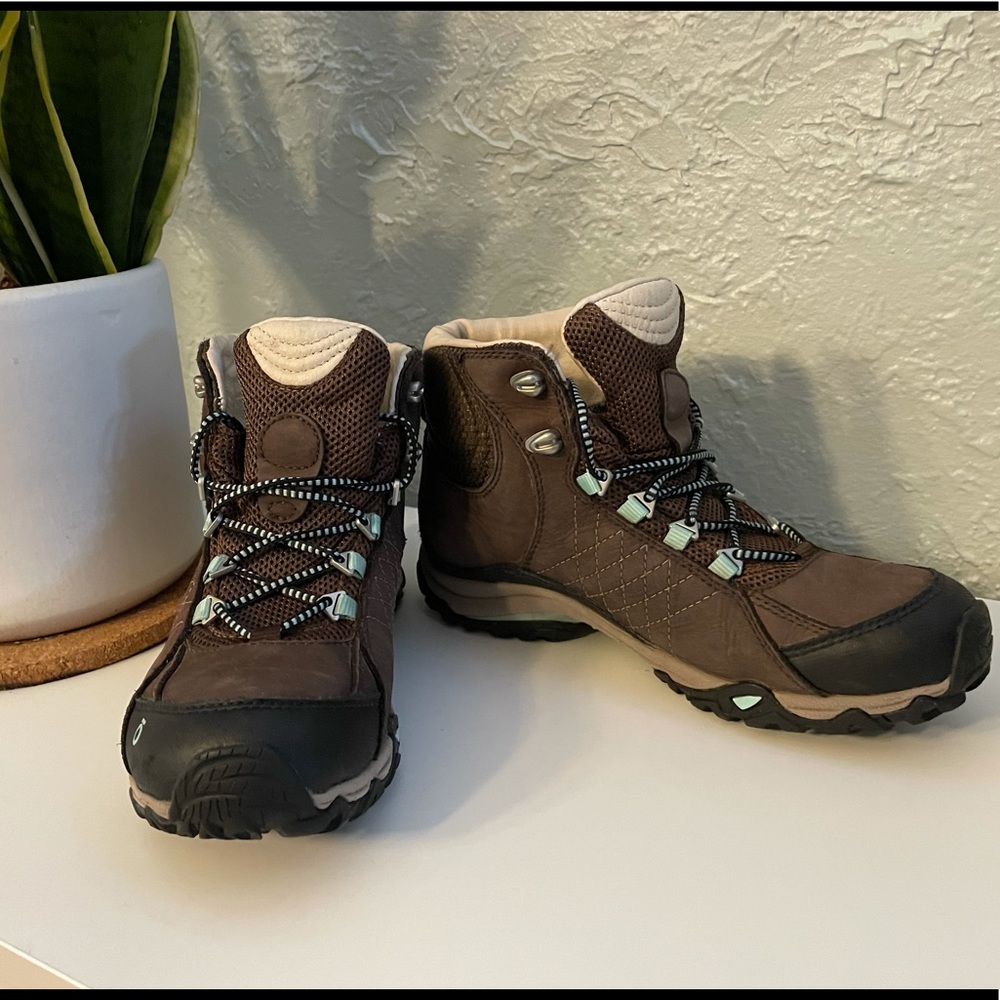 Oboz Sapphire Hiking Boots - Java Brown sz 6.5